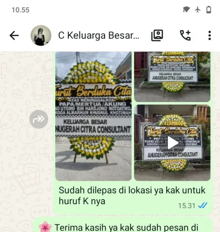 Pengiriman Papan Bunga Duka Bojong Barat Bojong